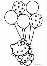 Hello Kitty coloring page (005)