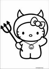 Hello Kitty coloring page (010)