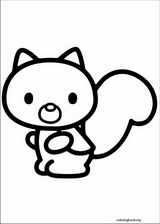 Hello Kitty coloring page (015)