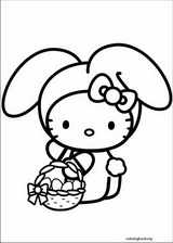 Hello Kitty coloring page (016)