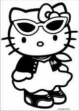 Hello Kitty coloring page (017)