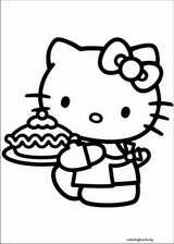 Hello Kitty coloring page (020)