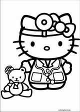 Hello Kitty coloring page (021)