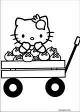 Hello Kitty coloring page (023)