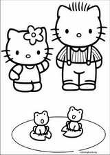 Hello Kitty coloring page (032)