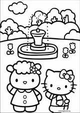 Hello Kitty coloring page (033)