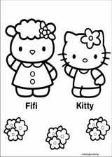 Hello Kitty coloring page (034)