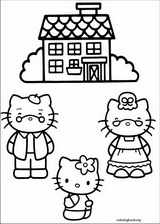 Hello Kitty coloring page (036)