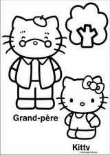 Hello Kitty coloring page (037)