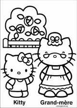 Hello Kitty coloring page (038)