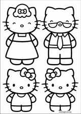 Hello Kitty coloring page (039)