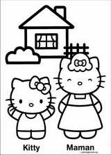 Hello Kitty coloring page (044)