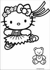 Hello Kitty coloring page (045)