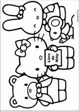 Hello Kitty coloring page (047)