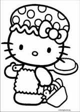 Hello Kitty coloring page (048)