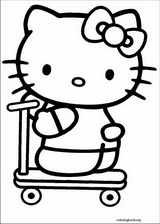 Hello Kitty coloring page (049)