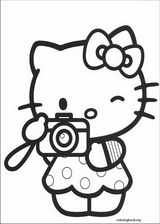 Hello Kitty coloring page (051)