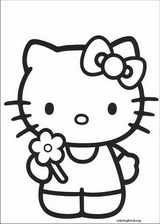 Hello Kitty coloring page (053)