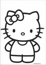 Hello Kitty coloring page (054)