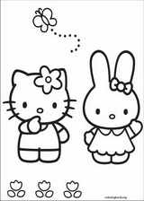 Hello Kitty coloring page (055)