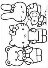 Hello Kitty coloring page (057)