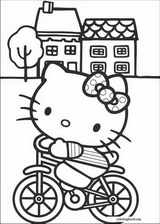 Hello Kitty coloring page (060)