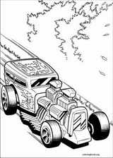 Hot Wheels coloring page (035)