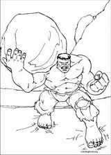 Hulk coloring page (025)