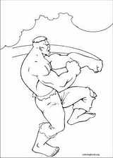 Hulk coloring page (029)