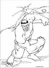 Hulk coloring page (030)
