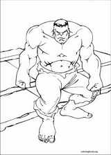 Hulk coloring page (034)