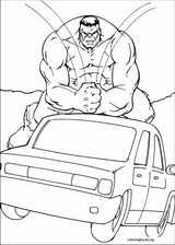 Hulk coloring page (036)
