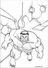 Hulk coloring page (037)