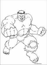 Hulk coloring page (051)