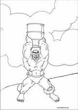 Hulk coloring page (052)
