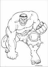 Hulk coloring page (053)