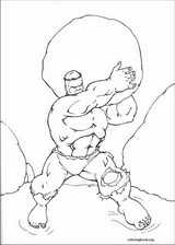 Hulk coloring page (054)