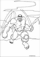 Hulk coloring page (055)