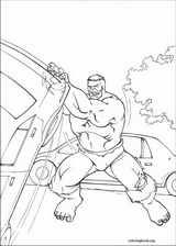 Hulk coloring page (060)