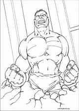 Hulk coloring page (062)