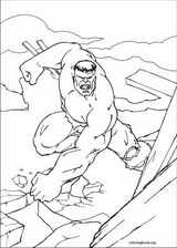 Hulk coloring page (083)