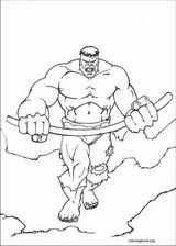 Hulk coloring page (086)