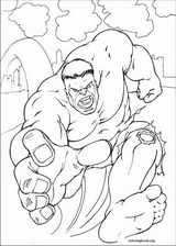 Hulk coloring page (092)
