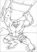 Hulk coloring page (099)