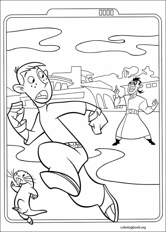 Kim Possible coloring page (014)