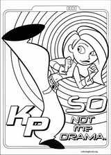 Kim Possible coloring page (012)