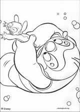 Lilo & Stitch coloring page (016)