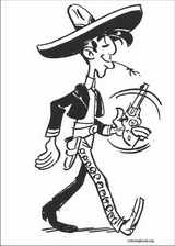 Lucky Luke coloring page (025)