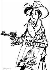 Lucky Luke coloring page (058)