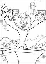 Madagascar coloring page (008)